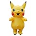 Produktbild RenKeAi Erwachsene Kinder Aufblasbare Pikachu Cosplay Halloween Neue Gelbe Pikachu Kostüm Aufblasbare Kostüm für Erwachsene Kinder mit Luftgebläse (Kind 120-140 cm, Erwachsene 160-190 cm)
