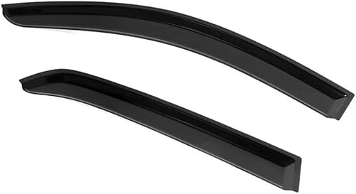 Miniatura 3 de 4 unids Sun Rain Guard Viseras de ventana delantera trasera izquierda conductor derecho pasajero lado superior cinta en ventana externa estilo