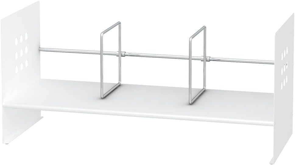 Plus 89-276 Desk Stand, Book Stand, H-Type, Width: 23.6 inches (60 cm), White