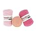 Hoooked Ribbon XL Set risparmio gigante da 120 metri, filato in tessuto riciclato da vestiti in splendidi colori, cotone, Think Pink, 360 Meter