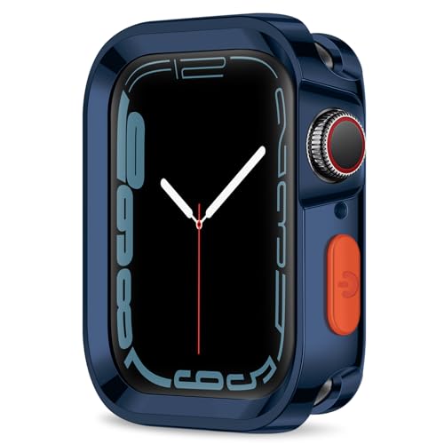 Coque Apple Watch SE 41mm 40mm antichoc TPU bleu pour le sport et vos sorties urbaines