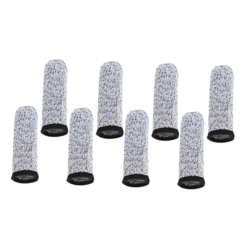 Hoement Glove Set 4 Pairs Carving Cut Protective Tool Fingertip Protectors for Wood Carving