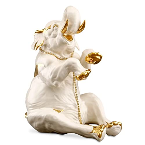 陶器 動物 ゾウ 置物 イタリア製 エレファント イタリア ゾウ AHURA 陶器 置物 オブジェ 風水 縁起物