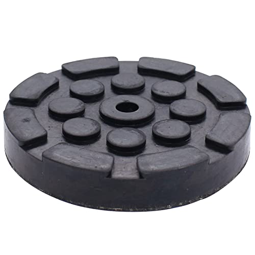 Doo Engy Gummiteller Gummiauflage Nussbaum Hebebühne Nußbaum Satz 120mm Wagenheberauflage für Wagenheber und Hebebühnen 4 Stück