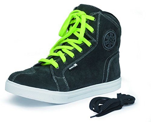 Preisvergleich Produktbild Bangla Motorradstiefel Touren Stiefel Sneaker Leder dunkelgrau Twister 45