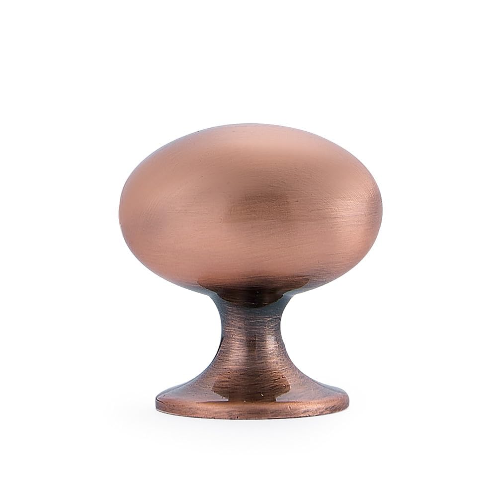 HARPOON Cabinet Hardware Knobs Round Furniture Mushroom Knob - 10 Pack