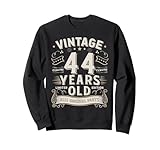 Photo Gallery vintage legend 44 years old limited edition men women bday felpa Photo Gallery vintage legend 44 years old limited edition men women bday felpa