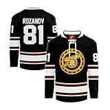 HYYGOCCTV Heated Rivalry Hockey Jersey Shane Hollander & Ilya Rozanov Jersey Men/Women Unisex Long Sleeve Shirts for Fans Heated Rivalry Shirt for Men Rozanov Jersey Sweatshirt for Women Black M