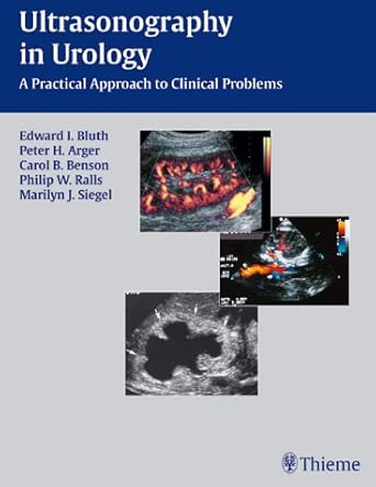 Ultrasonography in Urology: A Practical Approach to Clinical Problems book cover