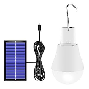 LED-lamp, Op Zonne-energie Aangedreven Gloeilamp Draagbare USB-laadlantaarn Met Hangende Haak, IP65 Waterdichte…