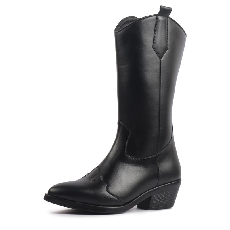 Image of FAUSTO Women Flared Heel Boots