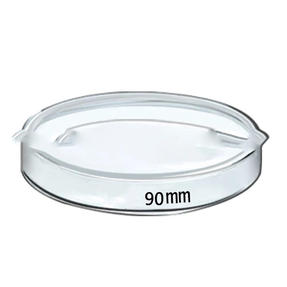 Attrezzature e forniture di laboratorio 5 pezzi/confezione di piatti in vetro borosilicato alto 90 mm a prezzi accessibili for coltura trasparenti for strumenti