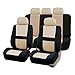 Hancaner 9 Piezas Funda de Asiento de Coche,Cojín de Protección del Vehículo,Four Seasons Universal Full Surround Headrest Auto Decoración Interior para la Mayoría de Las Camionetas de Automóviles