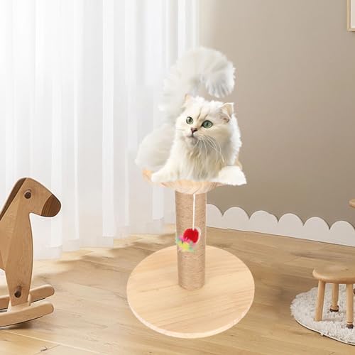 Ylszhyr YLSZHYRDU5C7R12XQ41031 Cat Scratching Post Claw Grinding Abrasion Resistant Safer Stable Kitten Sisal Scratch Post With Interactive Toy For Pet Supplies Cat Tree Cat Tower thumb #4