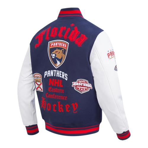 Image of Pro Standard Mens NHL Old English Varsity Jacket