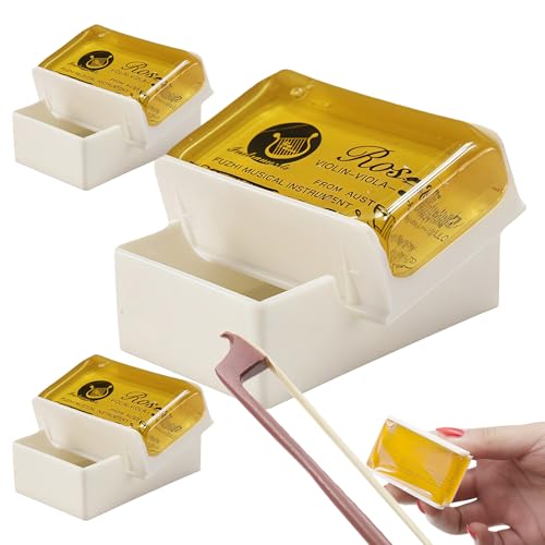 3Pcs Violin Rosin Perfect for Professional and Beginner Musicians Light Low Dust For Violin Viola and Cello Bows String Music Instrument Accessory