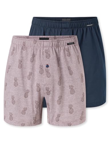 Schiesser Herren 2 Pack Boxershorts Baumwolle Jersey weich Multipack - Jerseyboxer