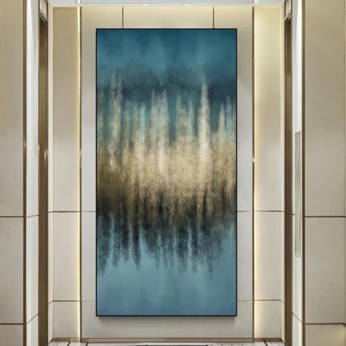 Affiches d'art dorées KEBIA peinture abstraite pour inspirer votre intérieur