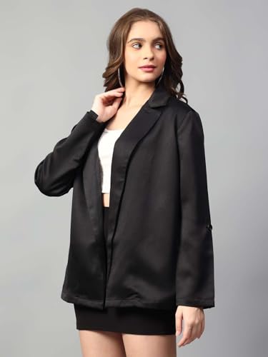 Image of KOTTY Womens Soild Regular fit 3 /4 Sleeve Formal -Casual Blazer