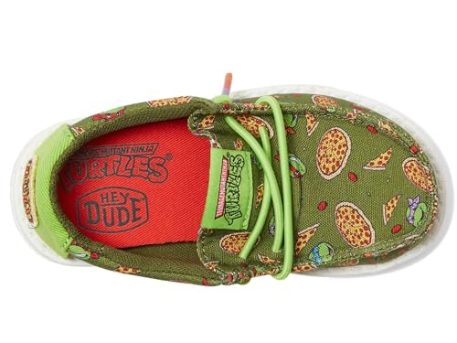 Hey Dude Boys Wally Teenage Mutant Ninja Turtle Pizza (Little Kid/Big Kid)2