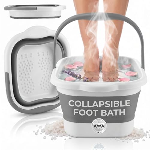 Collapsible Foot Soaking Tub, Foot Bath Soak Tub, Pedicure Spa Basin