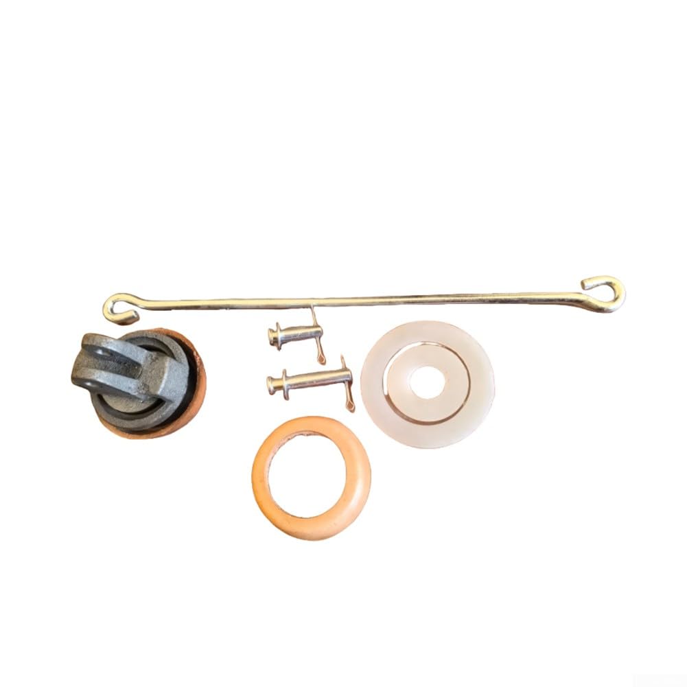 Typ 75 Handpumpe Ersatzkolben mit Lederdichtung, langlebigem Gusseisenkolben und verzinkter Stange für zuverlässige Wasserdurchflussleistung (B)