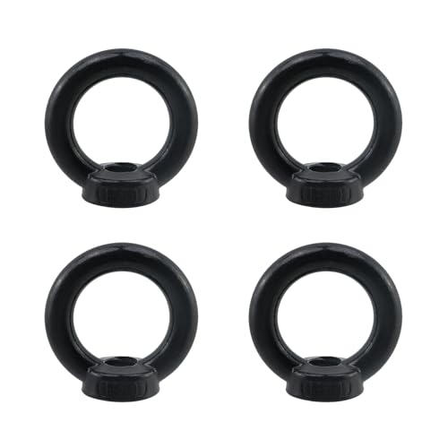 Image of Antrader 4pcs 304 Stainless Steel Ring Shape M10 Lifting Eye Threaded Nut
