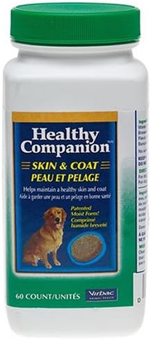 Virbac Healthy Companion Skin & Coat Supplement for Dogs