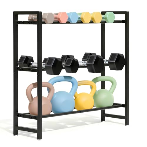 Aduanbang 3-Tier Adjustable Dumbbell Rack