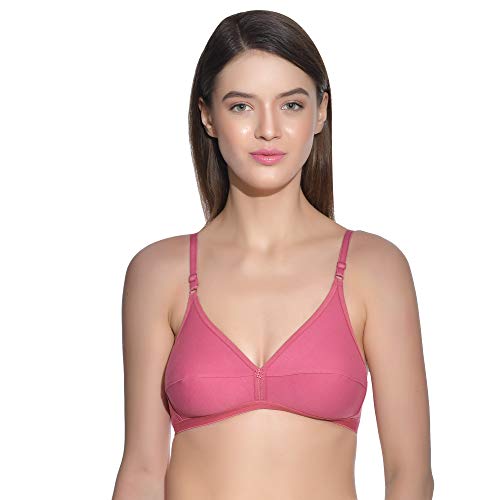 Image of Aimly Women's Cotton Non-Padded Non-Wired Solid Multicolor Bra Combo Pack of 6