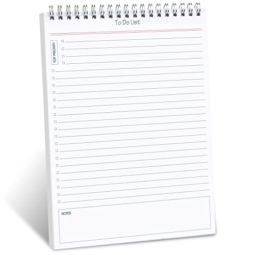 To Do List Notepad Minimalist - Daily Planner Notepad 60 Sheets Tear Off, 5.5