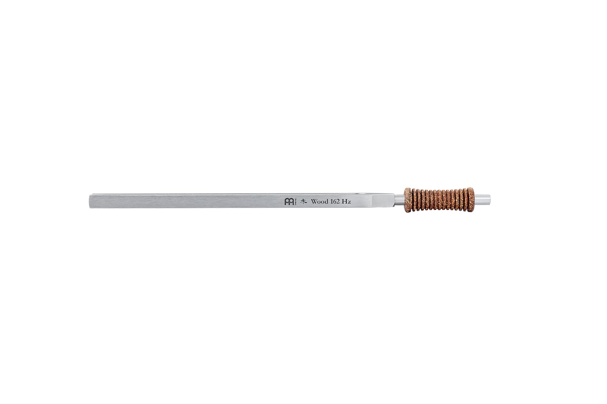 Sonic Energy TCM Therapie Stimmgabel, Element Holz (TTF-TCM-WD) | 162 Hz, 22,7 cm lang, 121 g, in Deutschland gefertigt, inkl. Hülle, vernickelter Stahl, Korkgriff