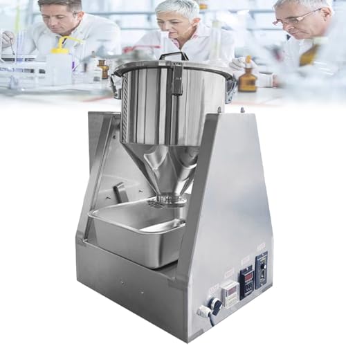 Small Dry Powder Mixer,Electric 304 Stainless Steel Powder Blender,Industrial Mixer for Powder and Granular Materials,Laboratory Mixing Equipment (5L)