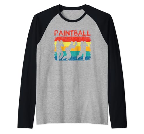 Paintball Cool Paintballers Tactical Team Sports Master Raglan Baseball Tee