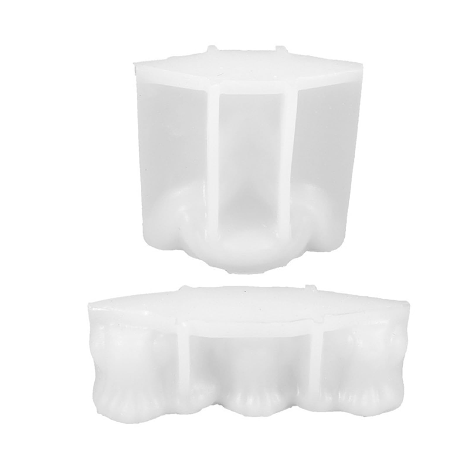 Zxfdsfdbnm 2Pcs Wizard Silicone Stand Mold Halloween Silicone Mold for Making Tealight Holders Chocolate Home Decoration Table Centerpieces Cast