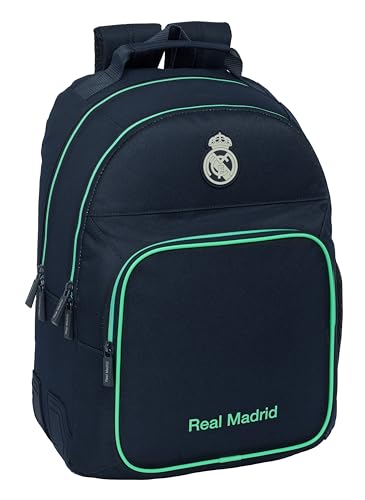 REAL MADRID 2ª EQUIPACIÓN 25/26 - Mochila Escolar Infantil, Ideal para Niños de Diferentes Edades, Cómoda y Versátil, Calidad y Resistencia, 32x15x42 cm