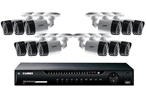 Lorex 16 Channel HD 1080p Security System with 2TB HDD and 12 1080p Cameras (LHV16212)