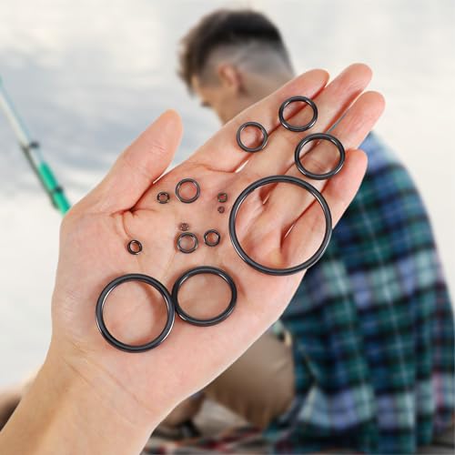 Alrhso 28 Pcs Fishing Rod Eyelet Repair Kit 14 Sizes Ceramic Guide Ring Replacement Kit Fishing Rod Repair Accessories - Thumbnail 4
