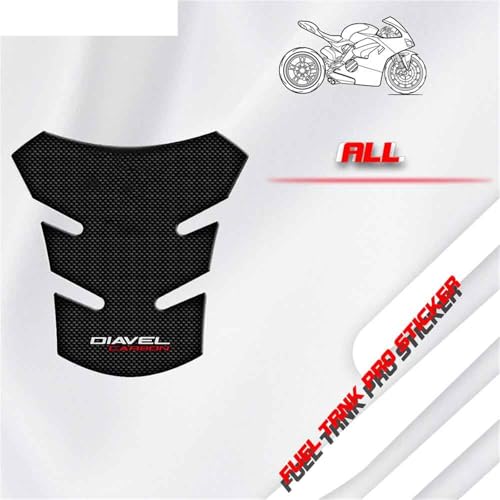 Autocollant de réservoir moto Ducati protection arête poisson en finition premium
