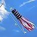 ANLEY 40 Inch American US National Flag Windsock, Stars & Stripes Patriotic Decorations - Embroidered Stars and Fade Resistant - 3.3 Feet
