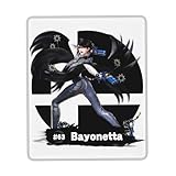 Anime Bayonetta Gaming Mouse Pad Waterproof Non-Slip Rubber Mouse Mat Mousepad for Computers Laptop 7.9 X 9.5 in