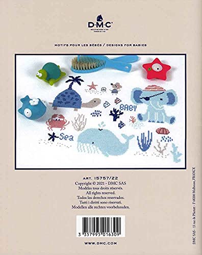 DMC Kreuzstichbuch 'Baby Stars' – 40 Seiten Mit Süßen Baby-Motiven Zum Selbersticken