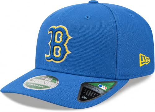 New Era Unisex-Adult MLB Player Replica 9SEVENTY Baseball Team Color Stretch Adjustable Snapback Hat One Size Fits All (US, Alpha, One Size, Boston Red Sox - Light Blue)