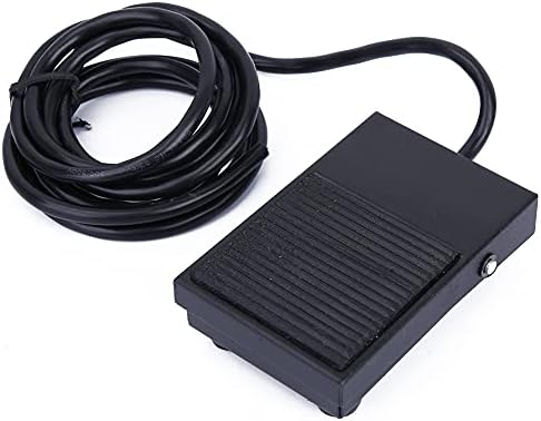 Interrupteur à Pédale Momentané TFS-201 - 250V AC 10A - 1 Contact NO + 1 Contact NC - Neuf