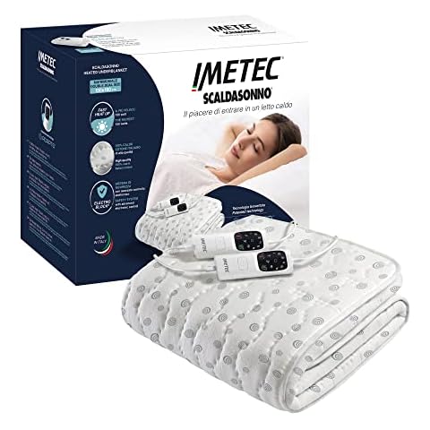 Imetec Scaldasonno Adapto, Doppelwärmeunterbett, 150x160 cm, geringer Verbrauch, patentierte Technologie, schnelle Erwärmung Cover