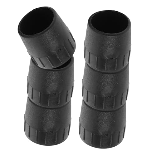 ノーブランド品 6個 マイクスタンドキャップ ベビープラグ ノブマイク 豪華なヘッドバンド キット漏斗 磁気マイク 調整可能なマイククリップ ブームアームマイクスタンド プラスチック Black