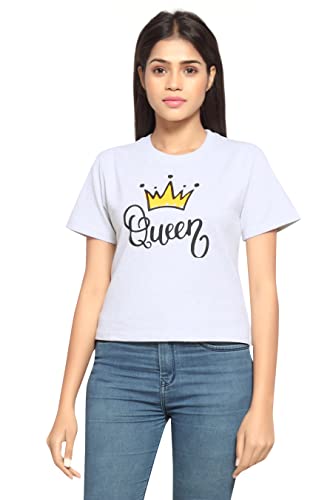 Image of MIST N FOGG Casual Printed Womens Crop Tops