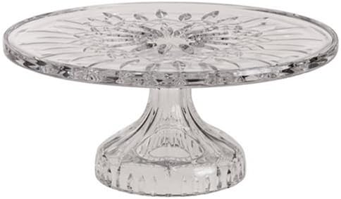 Waterford Lismore - Plato para tartas con pies, 11 pulgadas, transparente