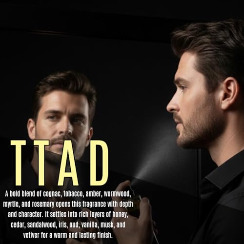 Image of TTAD Twilight Luxury Perfume for Men 30ml | Sweet Aquatic Eau De Parfum | Long Lasting Premium Fragrance for Men | Cognac, Honey, Oud & Vanilla Notes | Ideal for Evening & Special Occasions