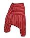 Shopoholic Fashion Children Hippie Harem Loose Boho Trouser Hippy Colorful Kids Retro Comfy Pants (3XL,Maroon)
